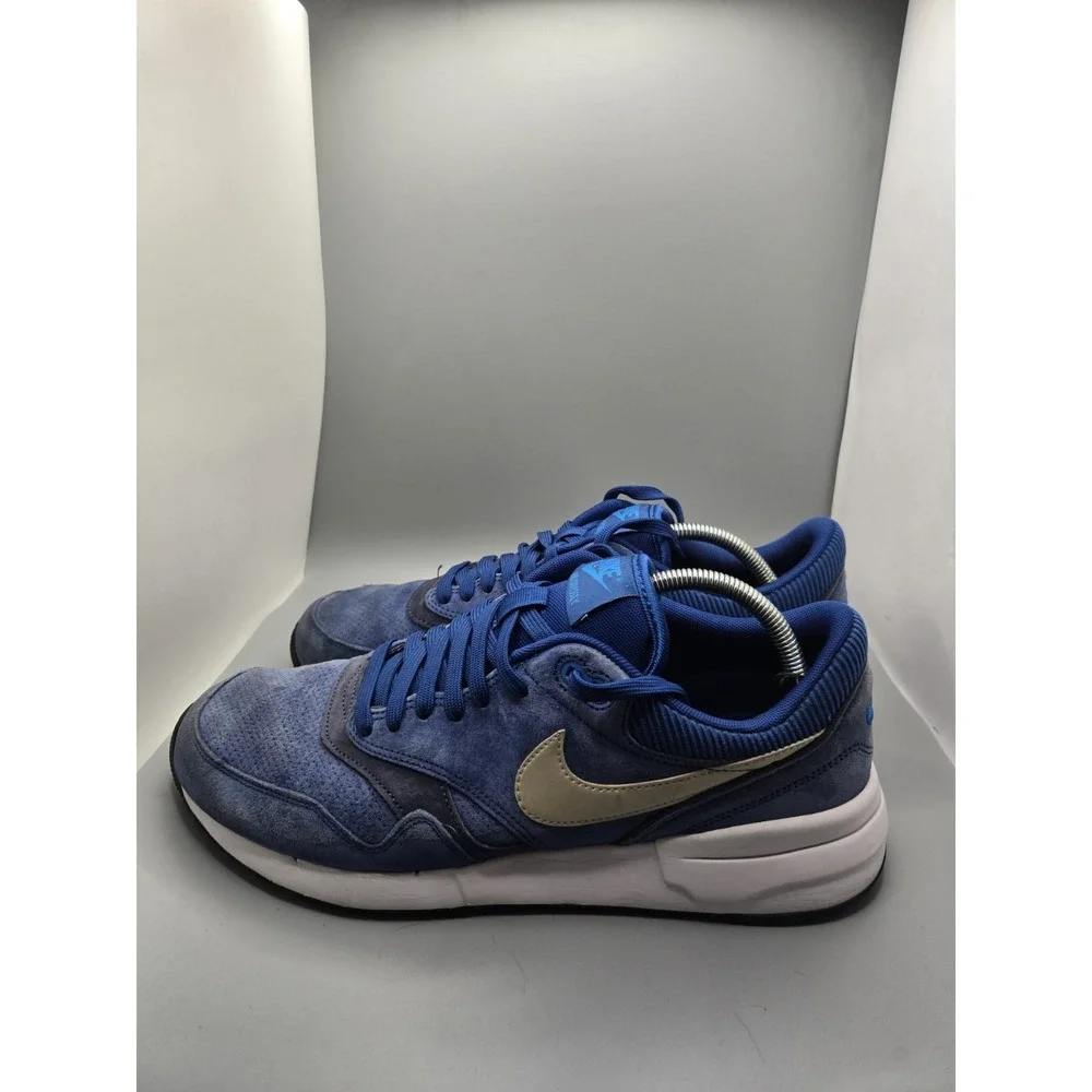 Nike Air Odyssey Leather Gym Blue Gym Running Sneakers 684773-402 Mens Size 11.5